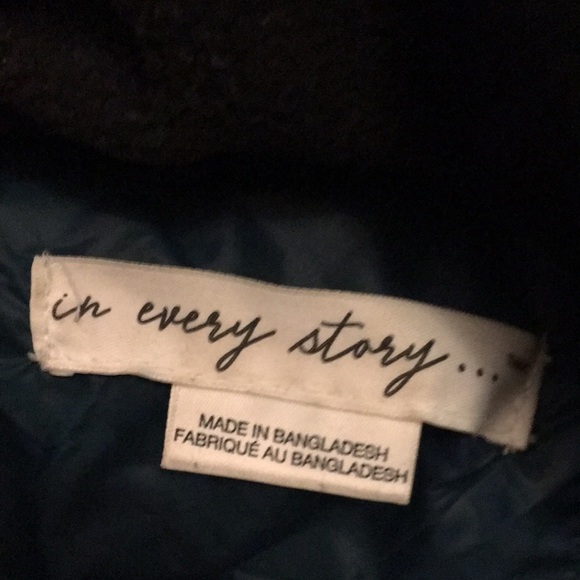 Teal Quilted Jacket - Picture 2 of 3